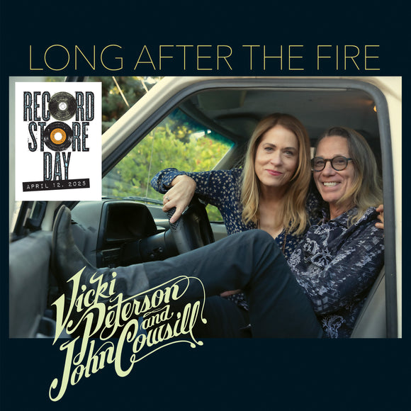 Vicki Peterson & John Cowsill - Long After The Fire - 1LP - Transparent Blue/Green Coloured Vinyl  [Record Store Day 2025]