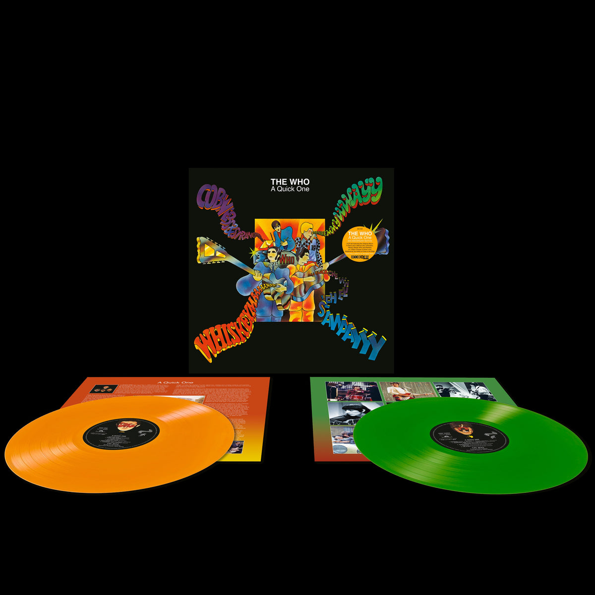 The Who - A Quick One - 2LP - 140g Transparent Green & Orange Vinyl [R ...