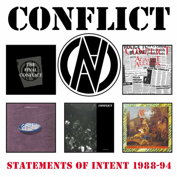 Conflict - Statements Of Intent 1988-94 5CD BOX SET