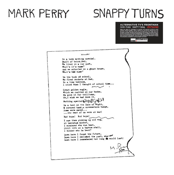 Mark Perry - Snappy Turns LP