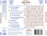 Erik Satie : The Best Of Erik Satie (CD, Comp)