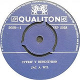 Jac A Wil : Cyfrif Y Bendithion (7", Mono)