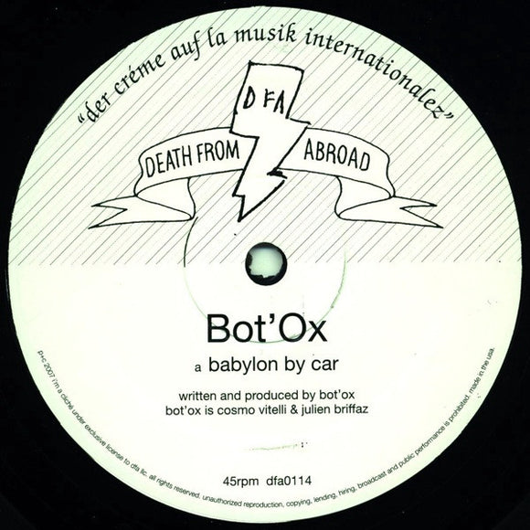 Bot'Ox : Babylon By Car (12