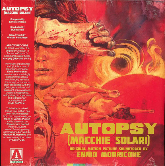 Ennio Morricone : Autopsy (Macchie Solari) (Original Motion Picture Soundtrack) (2xLP, Album, Ltd, RE, RM, Ora)