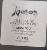 Venom (8) : Manitou (7", Shape, Single, Ltd, Pic, RE)