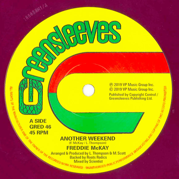Freddie McKay / Earl Sixteen : Another Weekend / Live Together (12