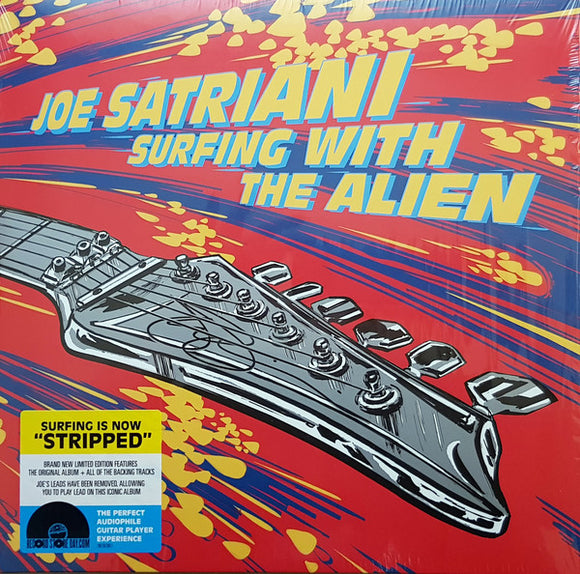 Joe Satriani : Surfing With The Alien (LP, Album, Red + LP, Album, Mixed, Yel + Ltd, RE, )