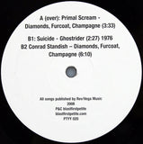 Primal Scream / Suicide / Conrad Standish : Diamonds, Furcoat, Champagne (10", EP, Ltd, Num)