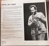 Steve Lacy : Solo - Théâtre Du Chêne Noir (LP, Album)