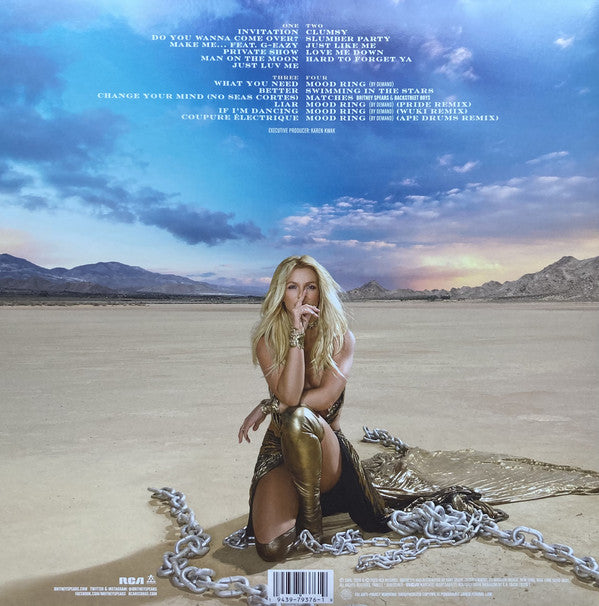 Britney Spears - Glory (2xLP, Album, Dlx, Ltd, MP, RE, Whi