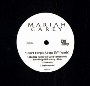 Mariah Carey : Don't Forget About Us (Remix) (12", Promo)