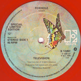 Television : Foxhole (12", Single, Ltd, Red)