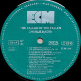 Charlie Haden, Carla Bley, Don Cherry, Sharon Freeman, Mick Goodrick, Jack Jeffers, Michael Mantler, Paul Motian, Jim Pepper, Dewey Redman, Steve Slagle, Gary Valente : The Ballad Of The Fallen (LP, Album, Gat)