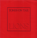 Tones On Tail : Lions / Go! (7", Single, Ltd, Red)