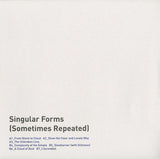 Sylvain Chauveau : Singular Forms (Sometimes Repeated) (12", Album)