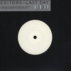 Editors : Last Day (7", RSD, Ltd, W/Lbl)