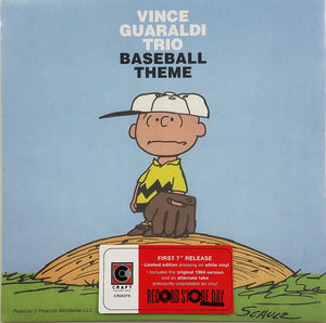 Vince Guaraldi Trio : Baseball Theme (7", Single, Ltd, Whi)