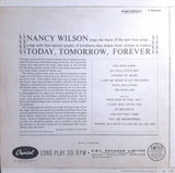 Nancy Wilson : Today, Tomorrow, Forever (LP, Album, Mono)
