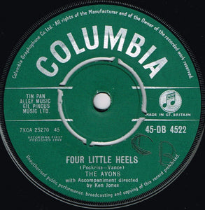 The Avons : Four Little Heels (7", Single)