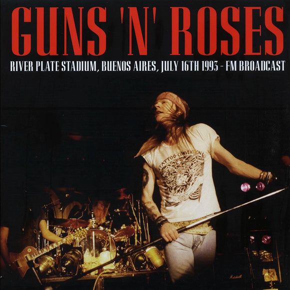 Guns N' Roses - River Plate Stadium, Buenos Aires, July 16th 1993 - FM Broadcast LP