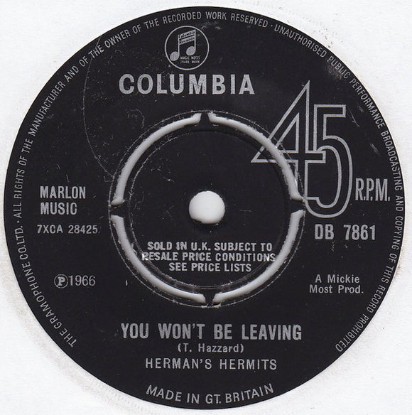 Herman's Hermits : You Won't Be Leaving (7