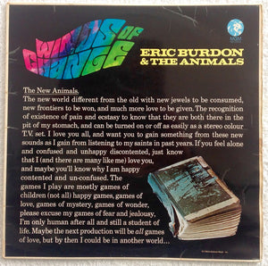 Eric Burdon & The Animals : Winds Of Change (LP, Album, Mono)