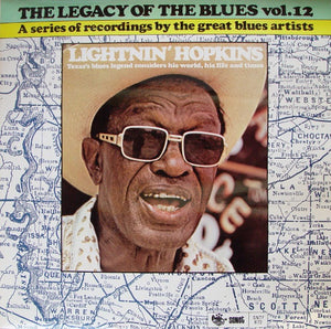 Lightnin' Hopkins : The Legacy Of The Blues Vol. 12 (LP, Album)