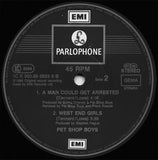 Pet Shop Boys : West End Girls (Dance Mix) (12", Maxi)