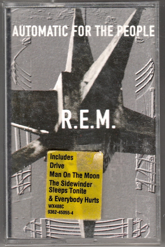 R.E.M. : Automatic For The People (Cass, Album, Yel)