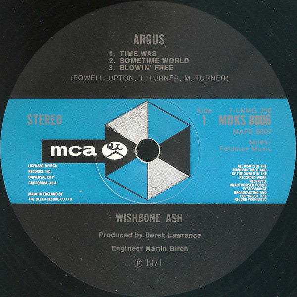 Wishbone Ash - Argus (LP, Album) (Very Good Plus (VG+))