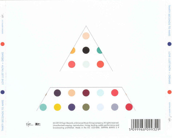 30 Seconds To Mars - Love Lust Faith + Dreams (CD, Album) (Mint (M
