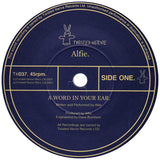 Alfie : A Word In Your Ear (7", Single)