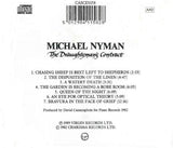 Michael Nyman : The Draughtsman's Contract (CD, Album)