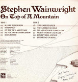 Stephen Wainwright (2) : On Top Of A Mountain (LP, Album)