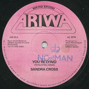 Sandra Cross : You're Lying! (12", Single)