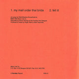 Motor Life Co. : My Mail Order Thai Bride (7", Single)