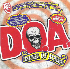 D.O.A. (2) : Festival Of Atheists (CD)