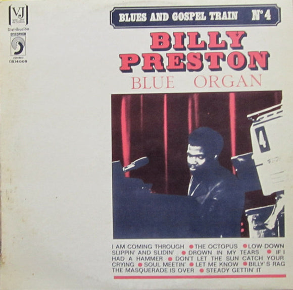 Billy Preston : Blue Organ (LP, Album, RE)