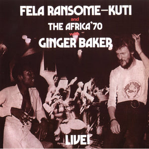 Fela Kuti - Live! with Ginger Baker 2LP