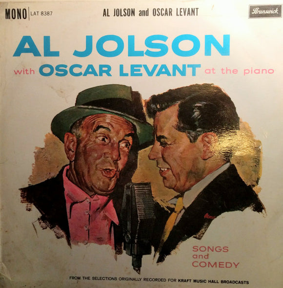 Al Jolson, Oscar Levant : Al Jolson With Oscar Levant At The Piano. (LP, Mono)