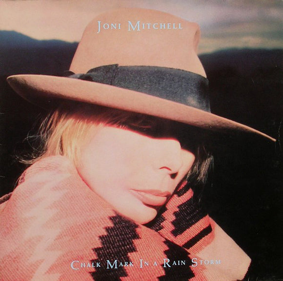 Joni Mitchell : Chalk Mark In A Rain Storm (LP, Album, Gat)