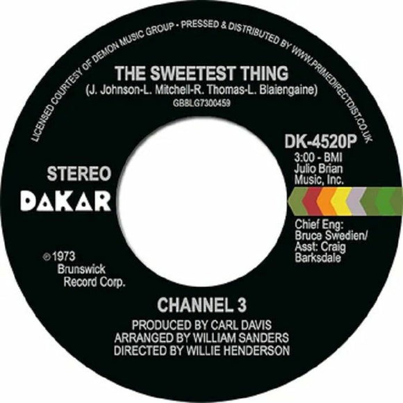 Channel 3 - The Sweetest Thing / Someone Else's Arms 7