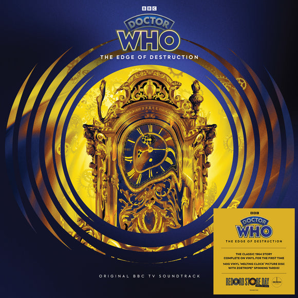 Doctor Who - Doctor Who: The Edge of Destruction (Zoetrope Picture Disc RSD 2024) - 1 LP - Zoetrope Picture Disc  [RSD 2024]