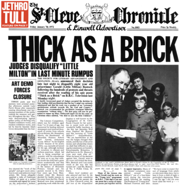 Jethro Tull - Thick As A Brick (50th Anniversary Edition) LP
