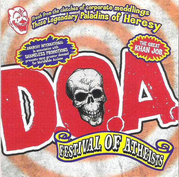 D.O.A. – Festival Of Atheists CD