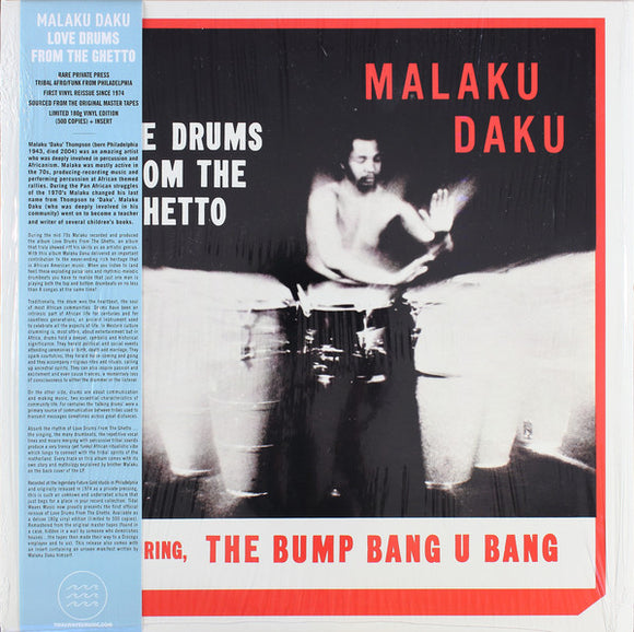 Malaku Daku - Love Drums From The Ghetto LP