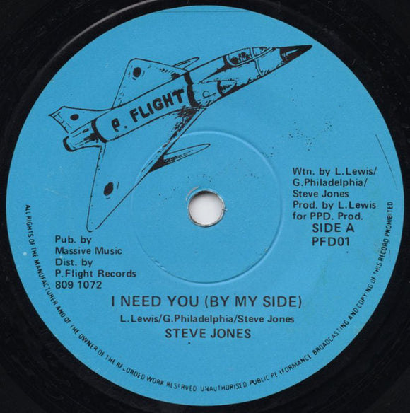 Steve Jones / Fat Boys U.K. - I Need You (By My Side) / The Challenge 7