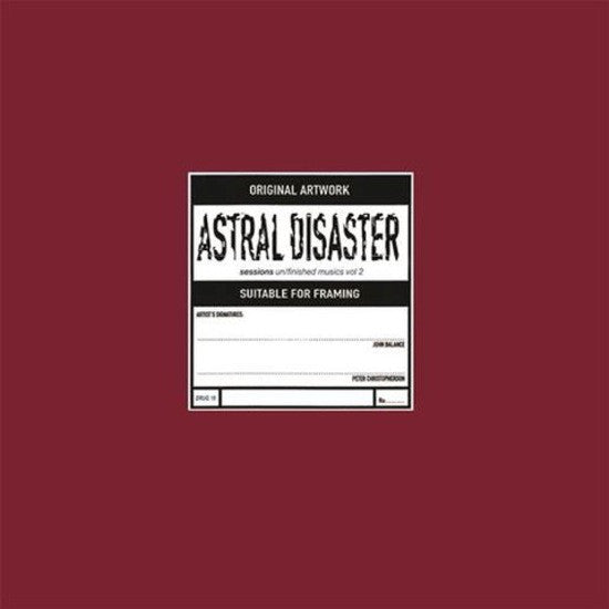 Coil - Astral Disaster Sessions Un/Finished Musics Vol. 2 LP