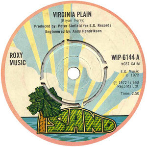 Roxy Music - Virginia Plain 7" - Tangled Parrot