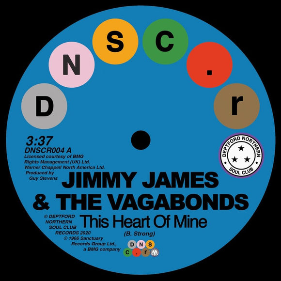 Jimmy James And The Vagabonds / Sonya Spence - This Heart Of Mine / Let Love Flow On 7